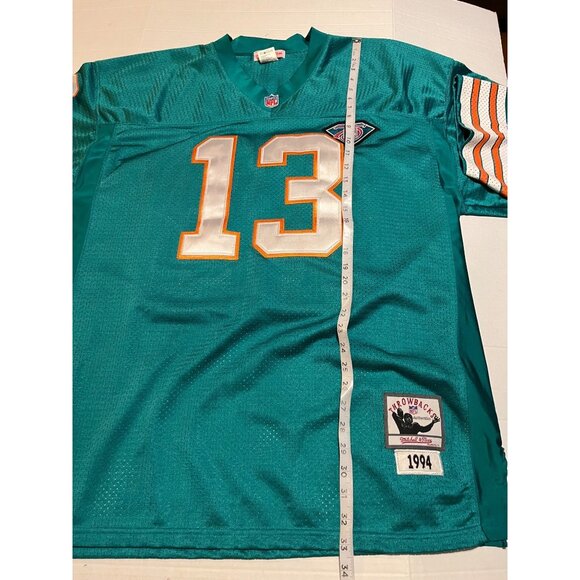 Mitchell & Ness men’s Dan Marino 1994 Throwback Miami Dolphins Jersey Size 54 - Picture 12 of 13